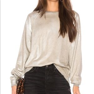 The Great metallic sweatshirt size 1